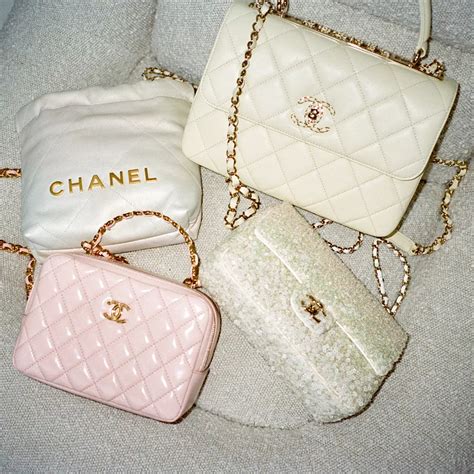 chanel white bag 2023|chanel bag price list.